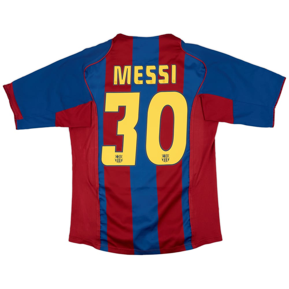 2004-05 Barcelona Home Shirt Messi #30 - 8/10 - (S)