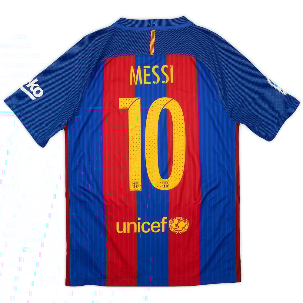 2016-17 Barcelona Home Shirt Messi #10 - 9/10 - (S)