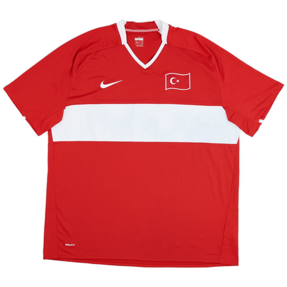 2008-10 Turkey Home Shirt - 8/10 - (XXL)
