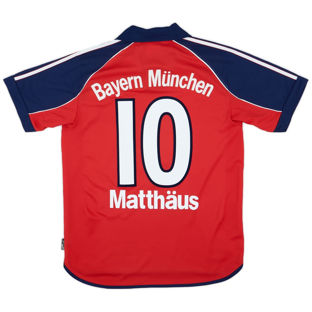 1999-01 Bayern Munich Home Shirt Matthaus #10 - 9/10 - (XL.Boys)