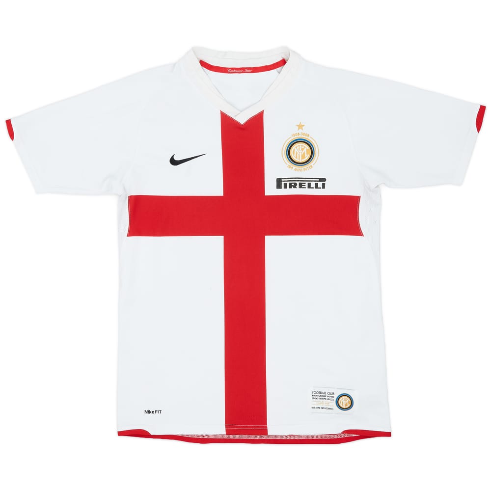 2007-08 Inter Milan Centenary Away Shirt - 6/10 - (XL.Boys)