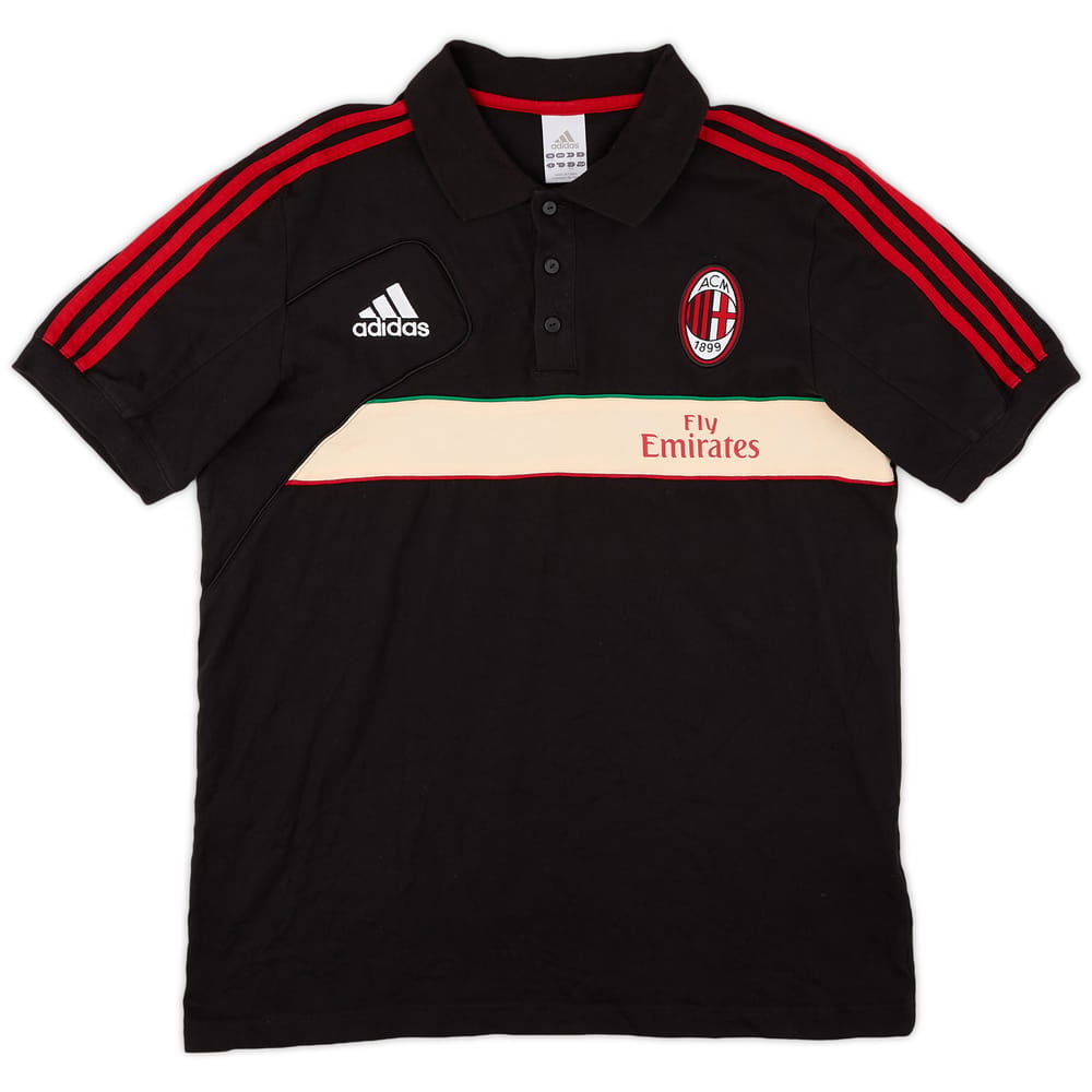 2012-13 AC Milan adidas Polo Shirt - 8/10 - (L)