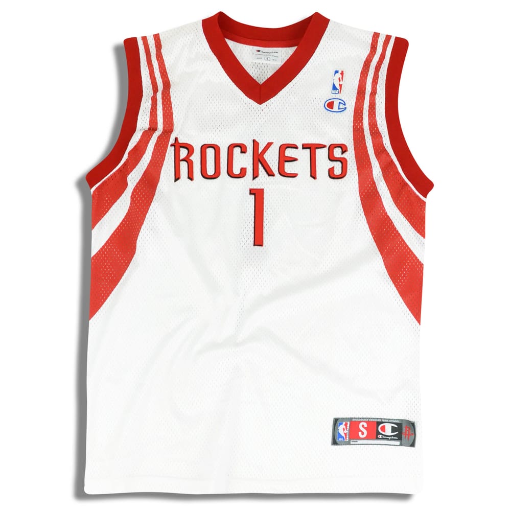 2004-10 Authentic Houston Rockets McGrady #1 Champion Jersey (Home) S