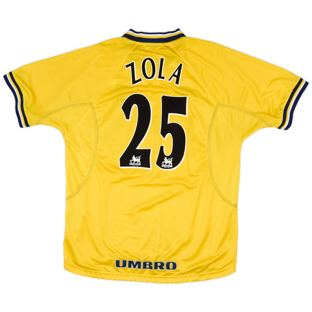 1998-00 Chelsea Third Shirt Zola #25 - 7/10 - (XL)