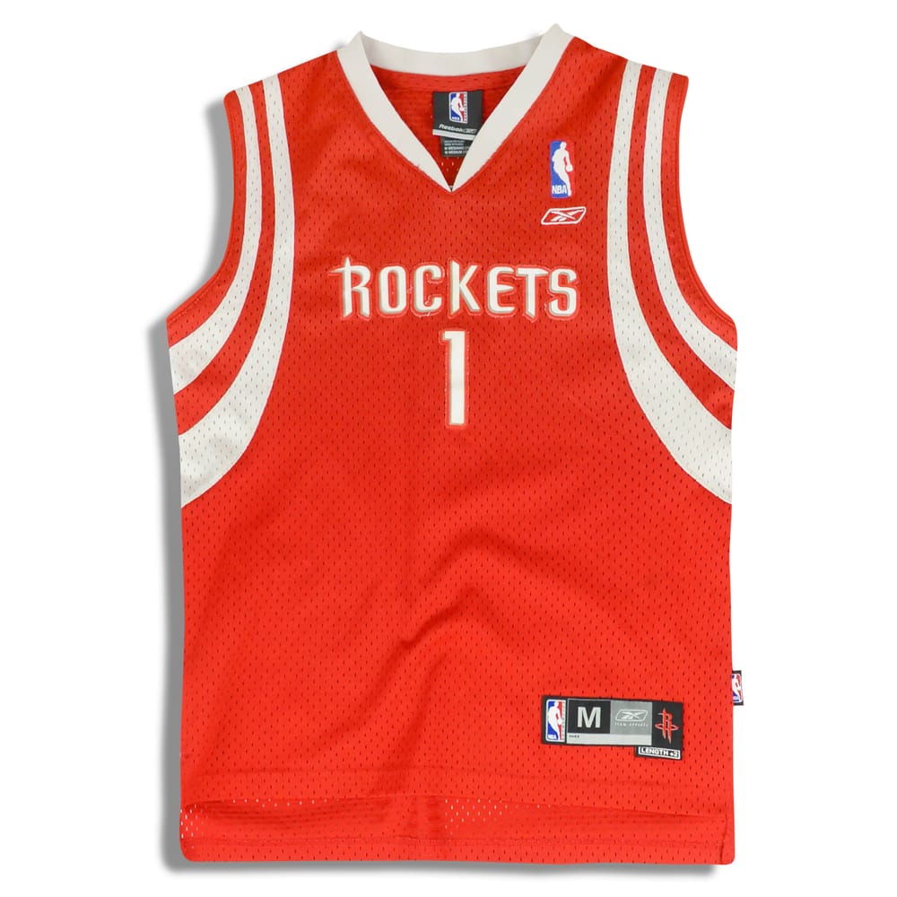 2004-06 Houston Rockets McGrady #1 Reebok Swingman Jersey (Away) Y