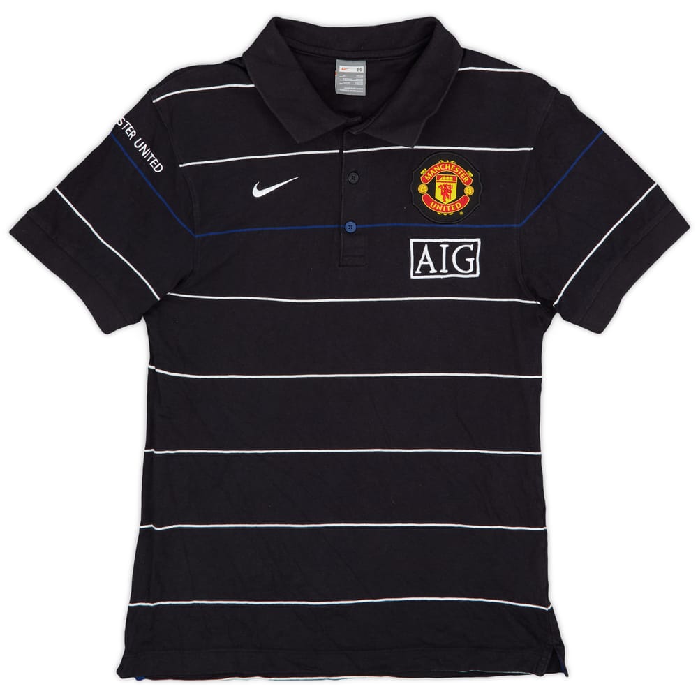 2008-09 Manchester United Nike Polo Shirt - 8/10 - (M)