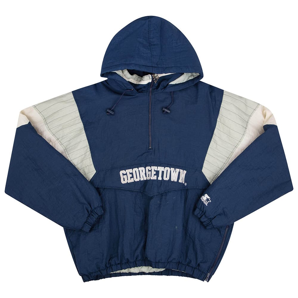 1990s Georgetown Hoyas Starter Rain Coat XL