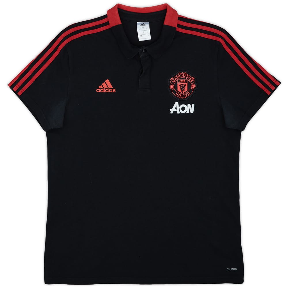 2018-19 Manchester United adidas Polo Shirt - 8/10 - (XL)