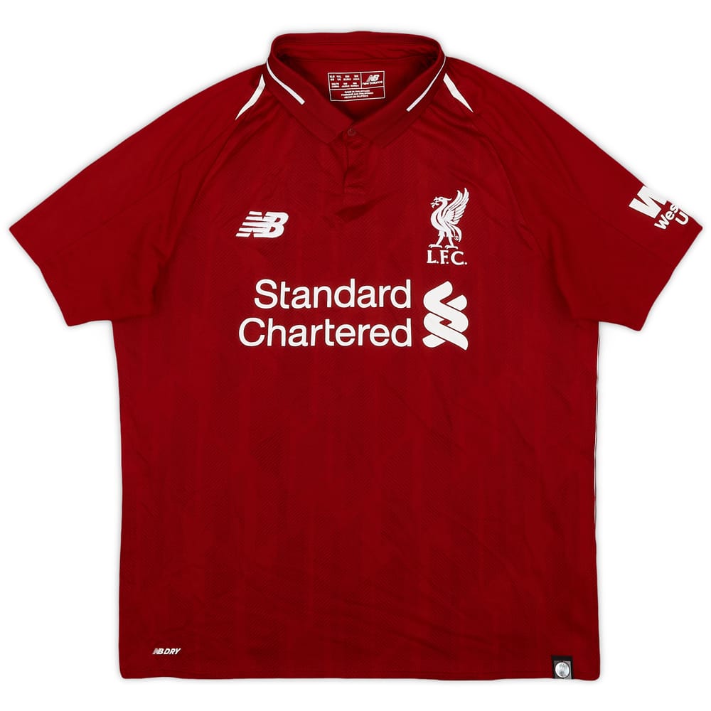 2018-19 Liverpool Home Shirt - 9/10 - (XL.Boys)