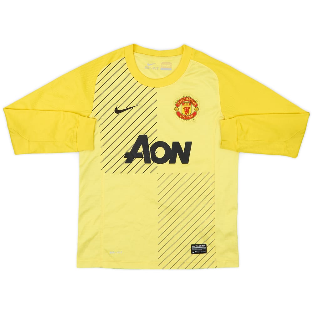 2013-14 Manchester United GK Shirt - 9/10 - (S.Boys)