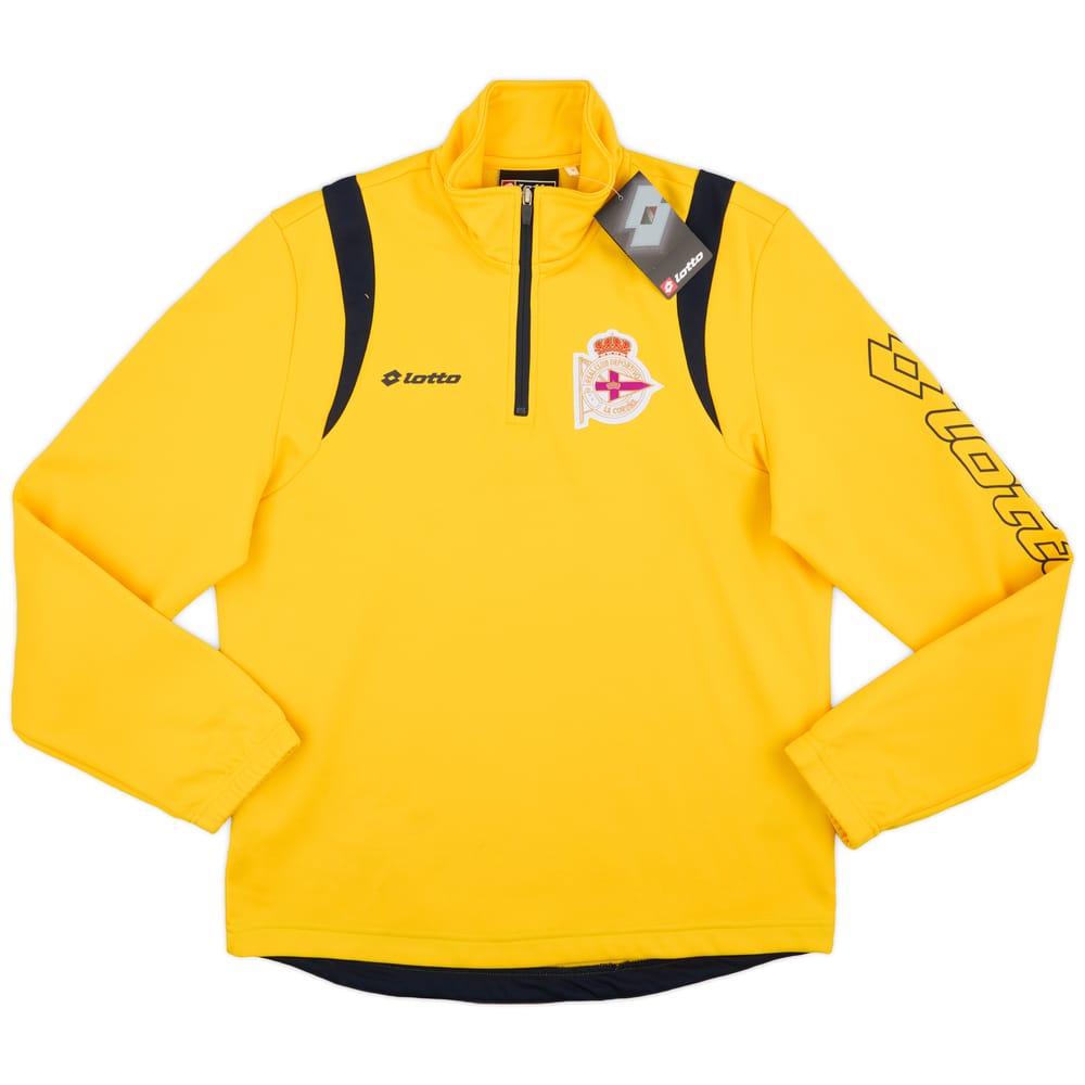 2014-15 Deportivo Lotto 1/4 Zip Training Top (S)