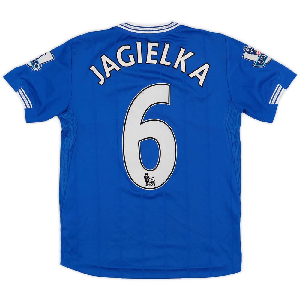 2009-10 Everton Home Shirt Jagielka #6 - 5/10 - (XL.Boys)