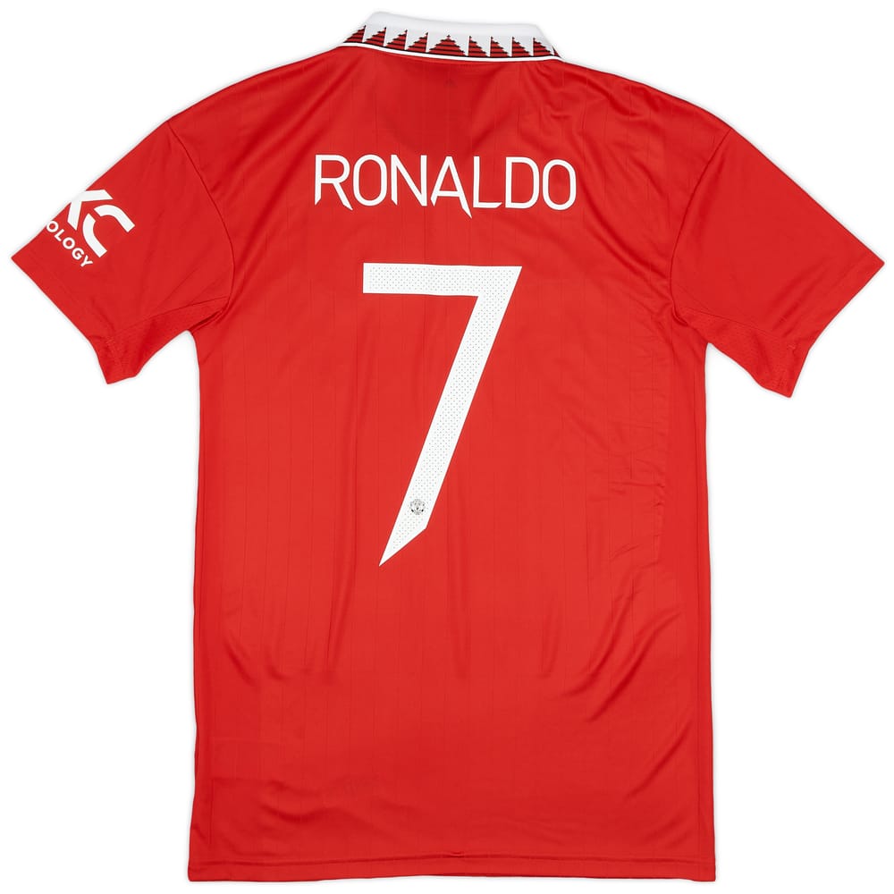 2022-23 Manchester United Home Shirt Ronaldo #7 - 9/10 - (S)