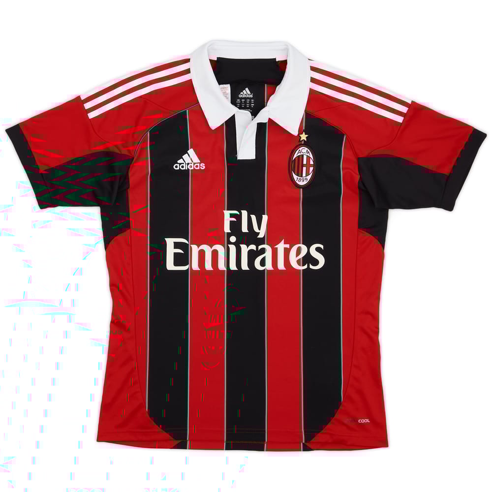 2012-13 AC Milan Home Shirt - 7/10 - (XL.Boys)