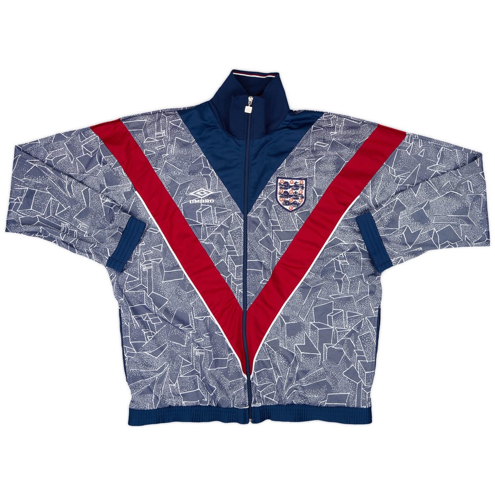 1993-95 England Umbro Track Jacket - 9/10 - (L)
