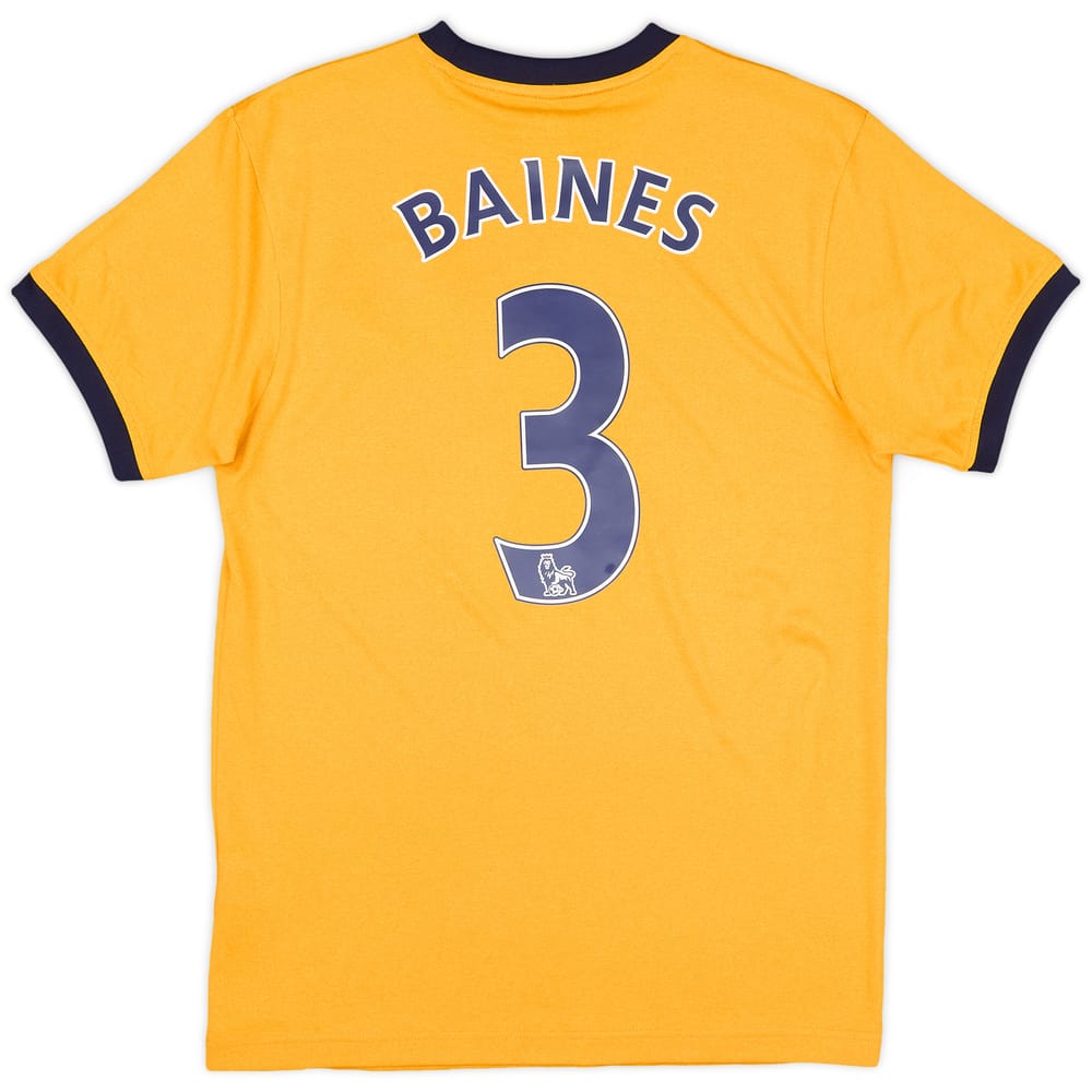 2011-12 Everton Away Shirt Baines #3 - 9/10 - (S)