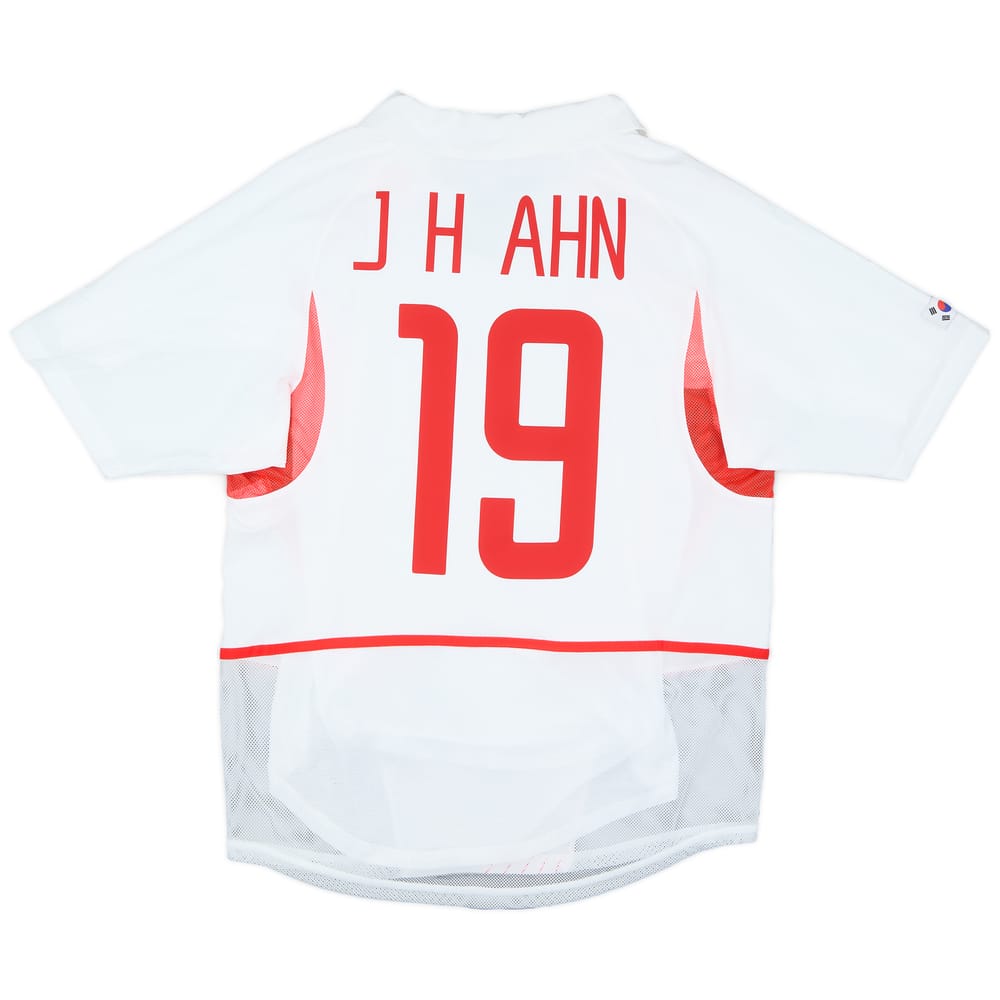 2002-03 South Korea Player Issue Away Shirt J.H.Ahn #19 (M)
