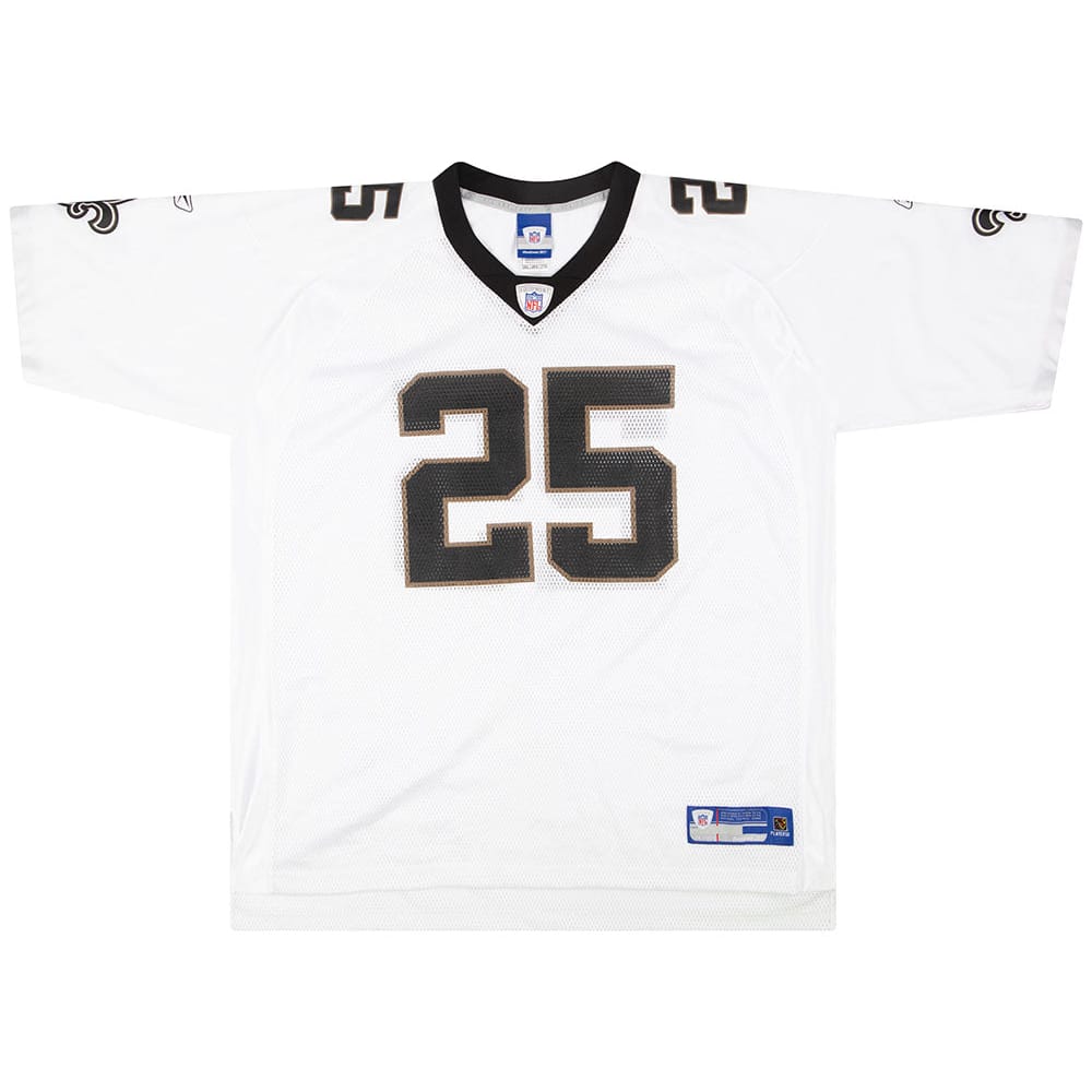 2006 New Orleans Saints Bush #25 Reebok On Field Jersey (Away) L