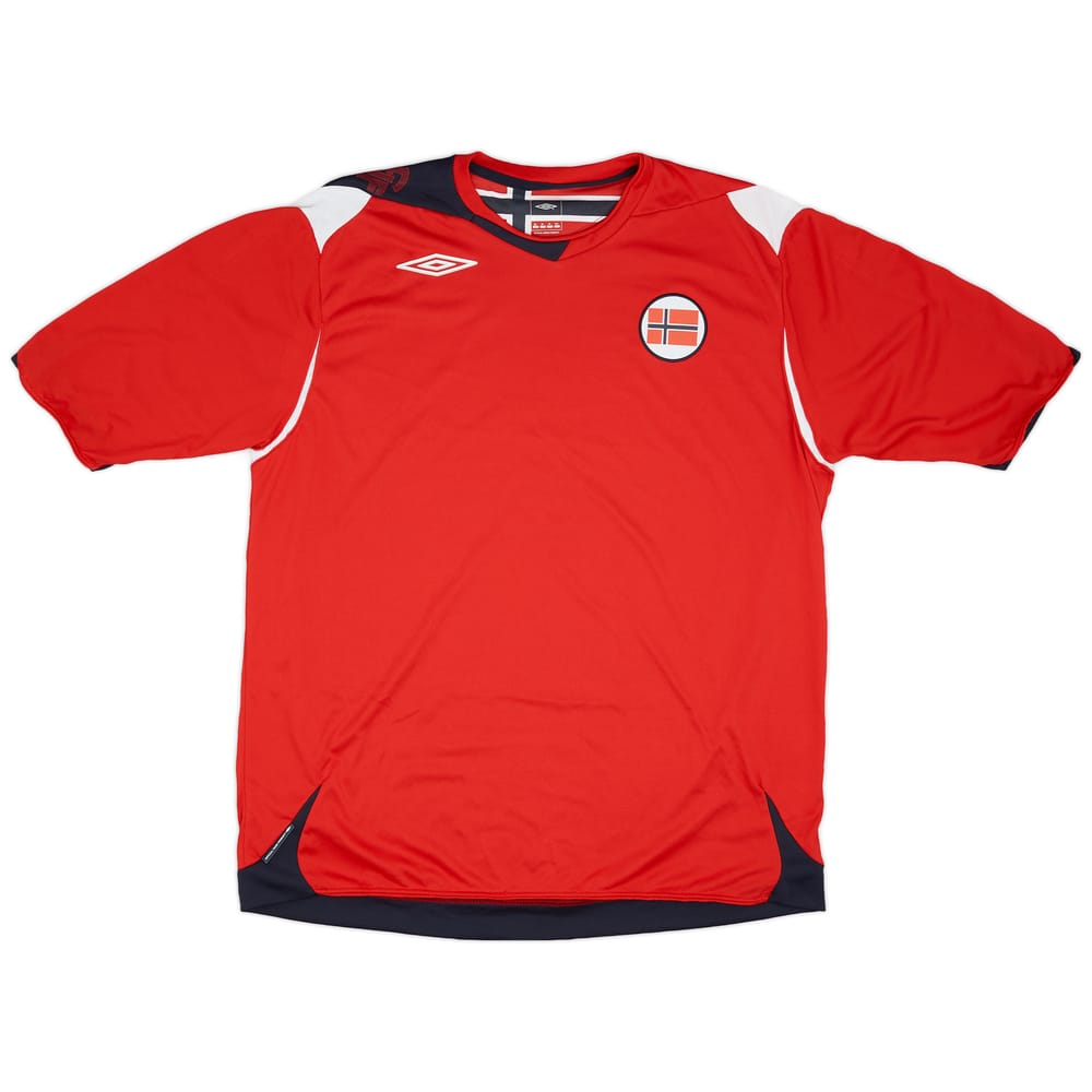 2006-08 Norway Home Shirt - 9/10 - (XL)