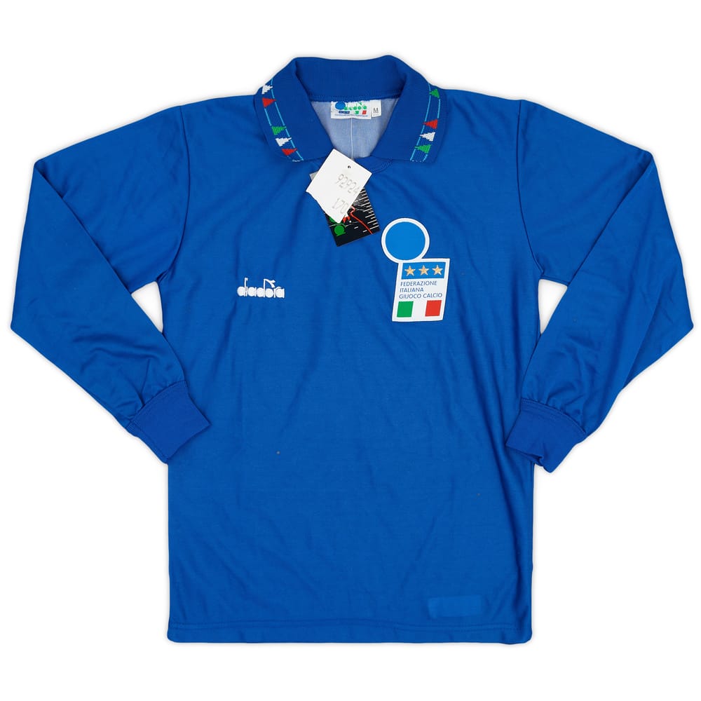 1992-93 Italy Home L/S Shirt (M.Boys)