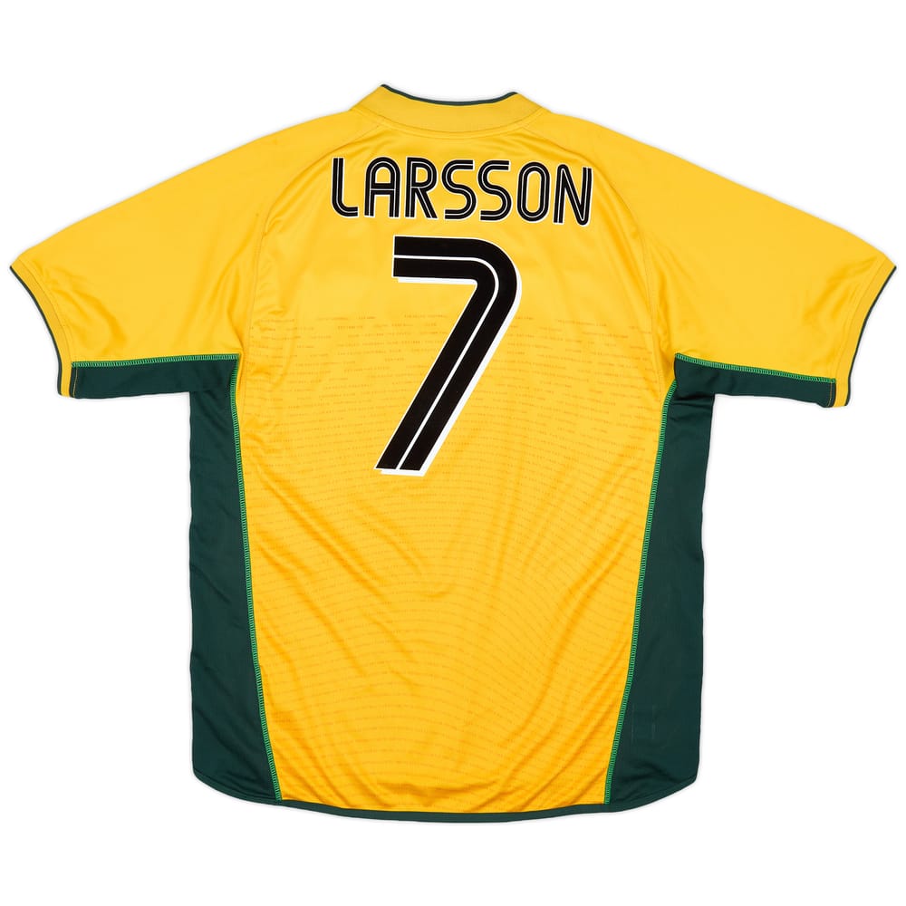 2002-03 Celtic Away Shirt Larsson #7 - 8/10 - (L)