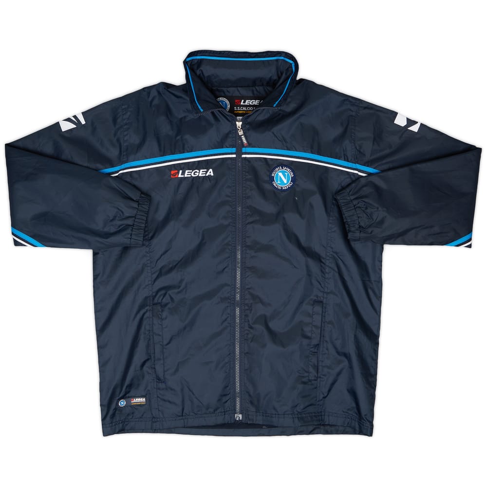 2003-04 Napoli Legea Hooded Rain Jacket - 8/10 - (S)