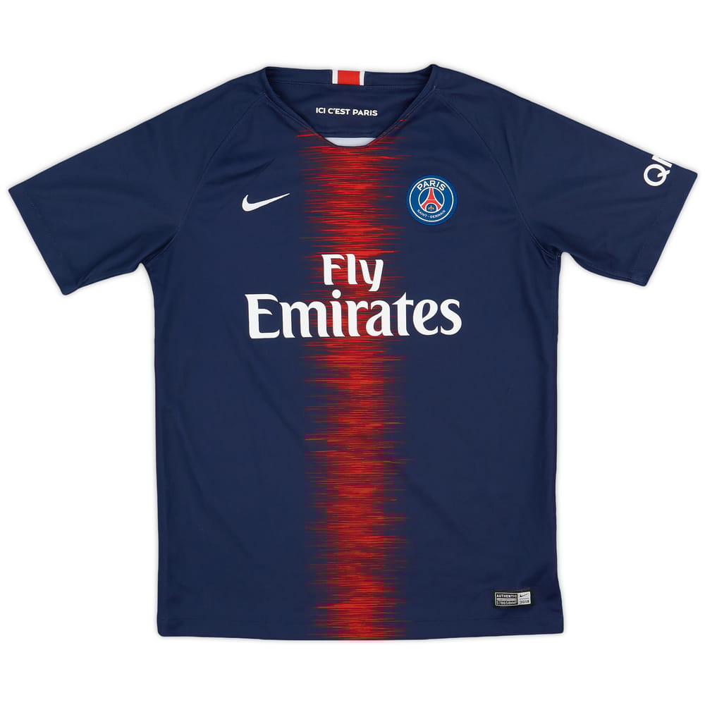 2018-19 Paris Saint-Germain Home Shirt - 9/10 - (XL.Boys)