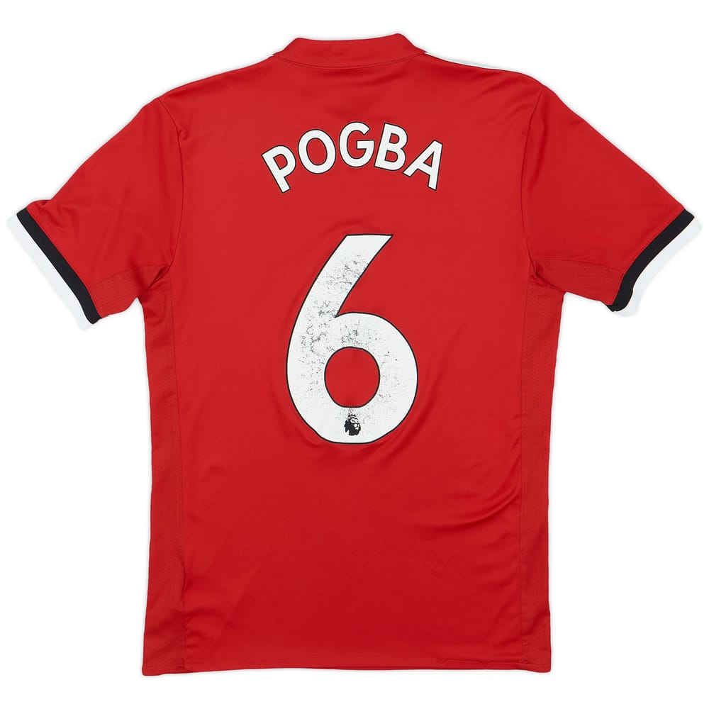 2017-18 Manchester United Home Shirt Pogba #6 - 5/10 - (XS)