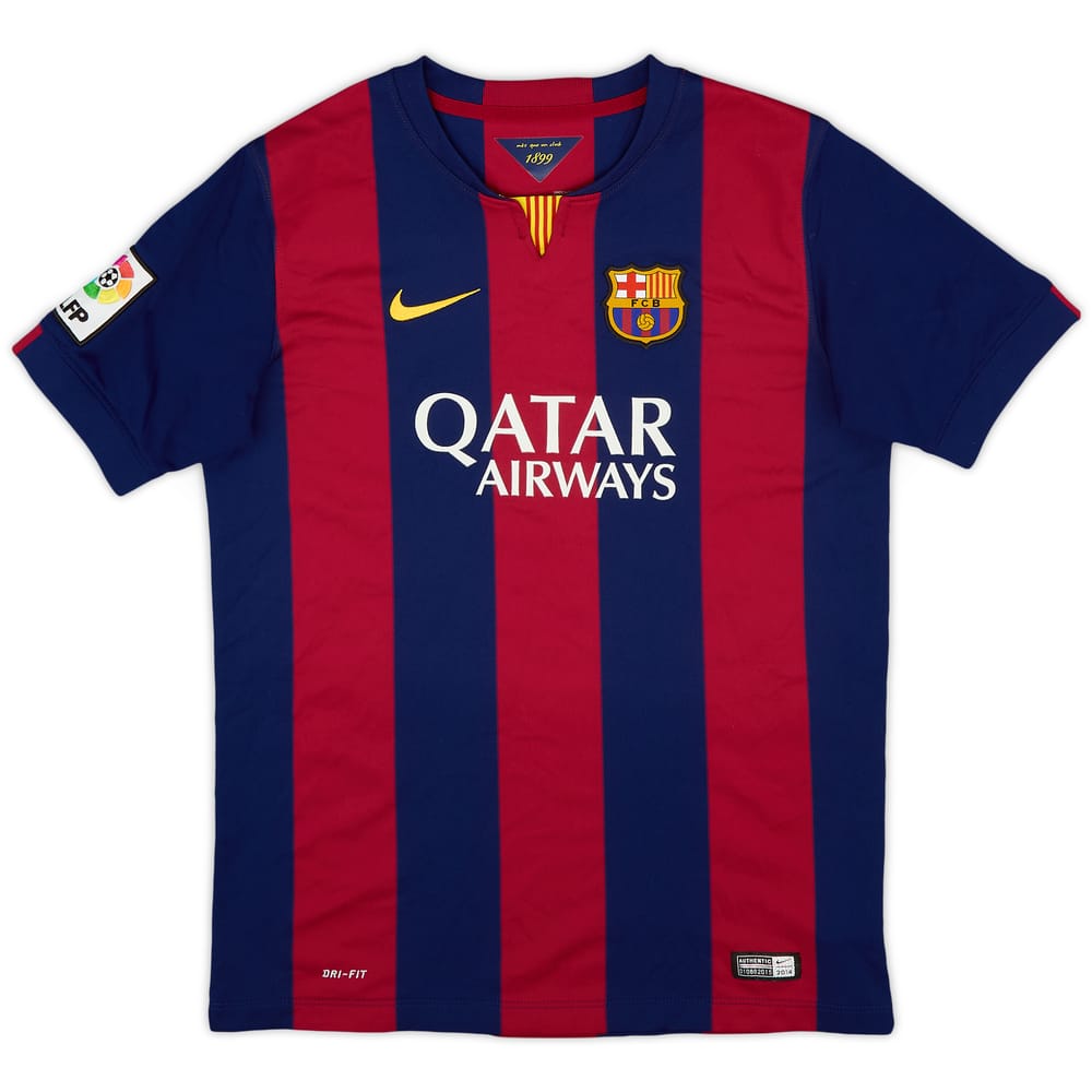 2014-15 Barcelona Home Shirt - 8/10 - (XL.Boys)