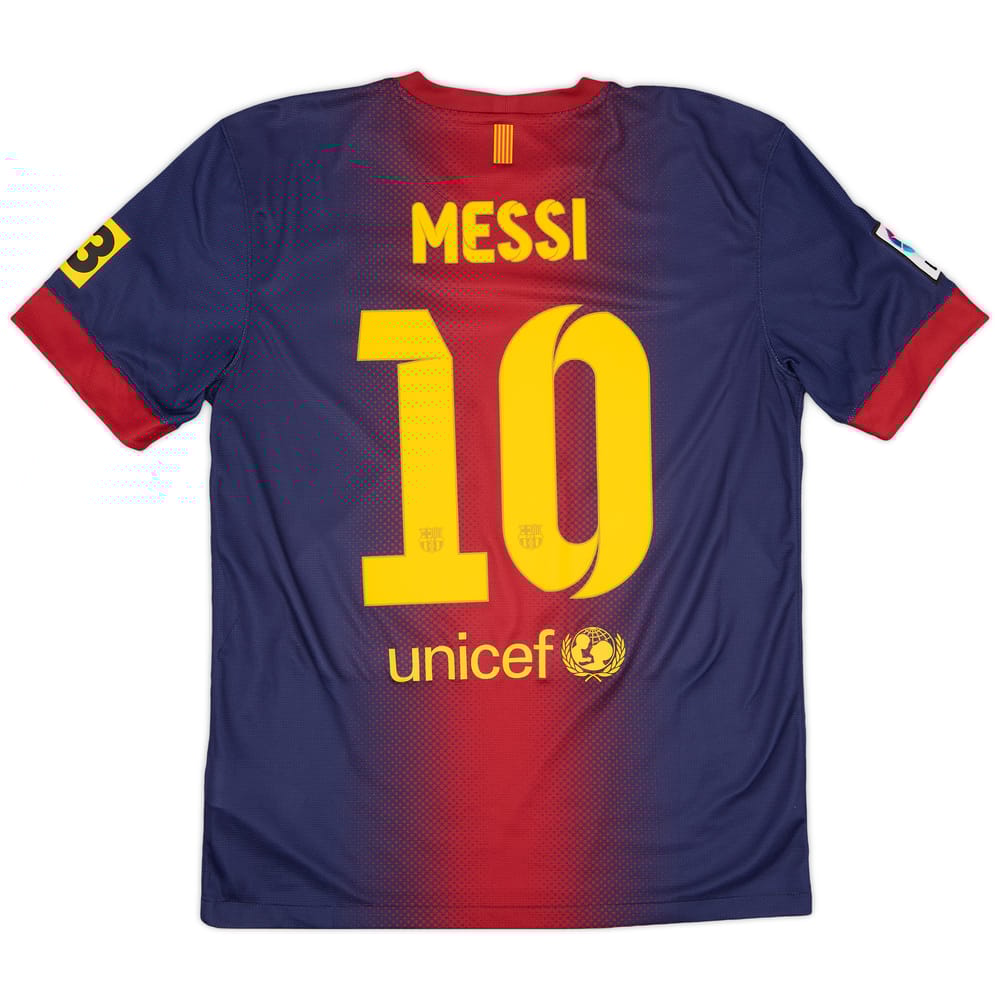 2012-13 Barcelona Home Shirt Messi #10 - 9/10 - (M)
