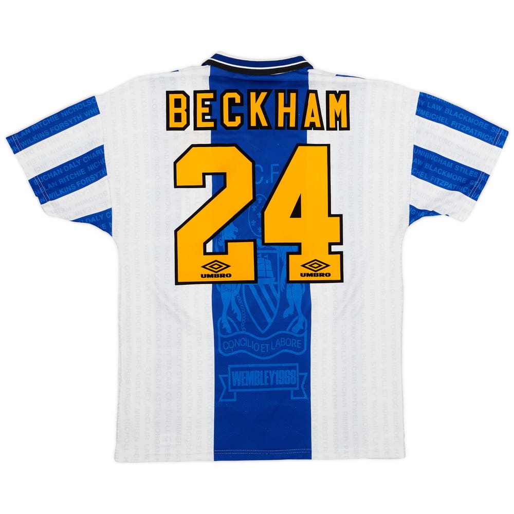 1994-96 Manchester United Third Shirt Beckham #24 - 6/10 - (L)