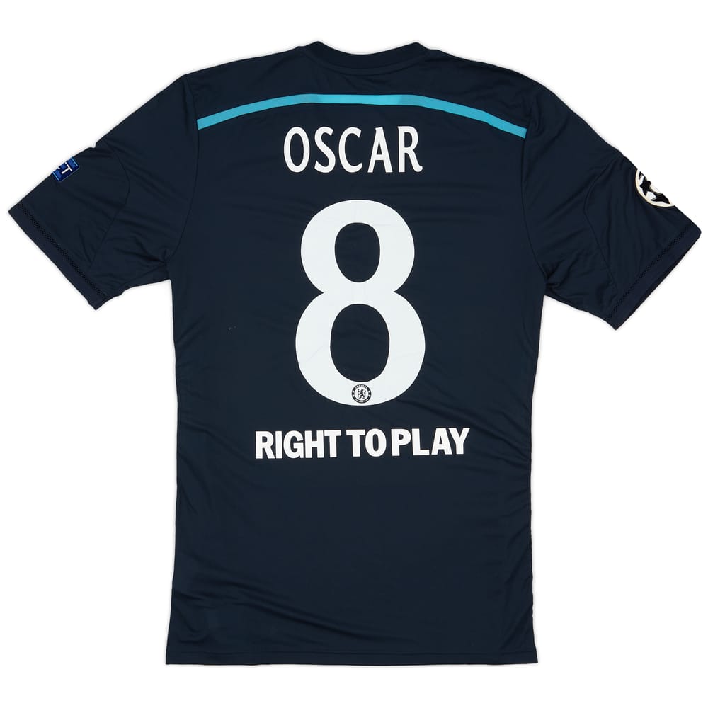 2014-15 Chelsea Player Issue Champions League Third Shirt Oscar #8
