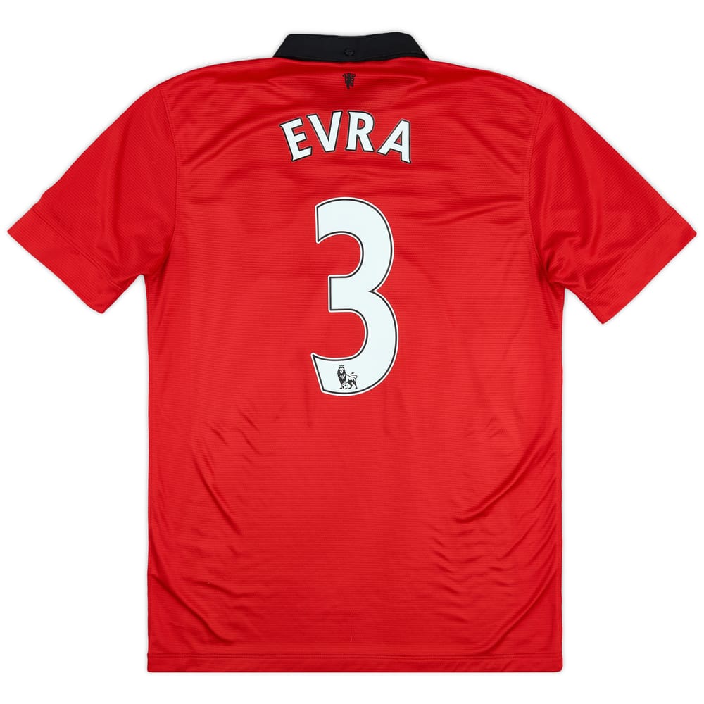 2013-14 Manchester United Home Shirt Evra #3 - 5/10 - (M)