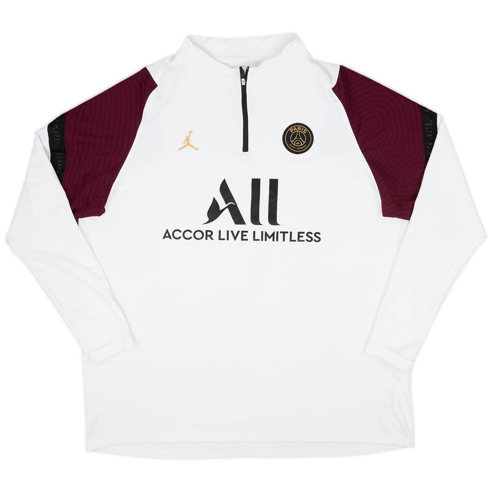 2020-21 Paris Saint-Germain Jordan 1/4 Zip Training Top - 8/10 - (XXL)