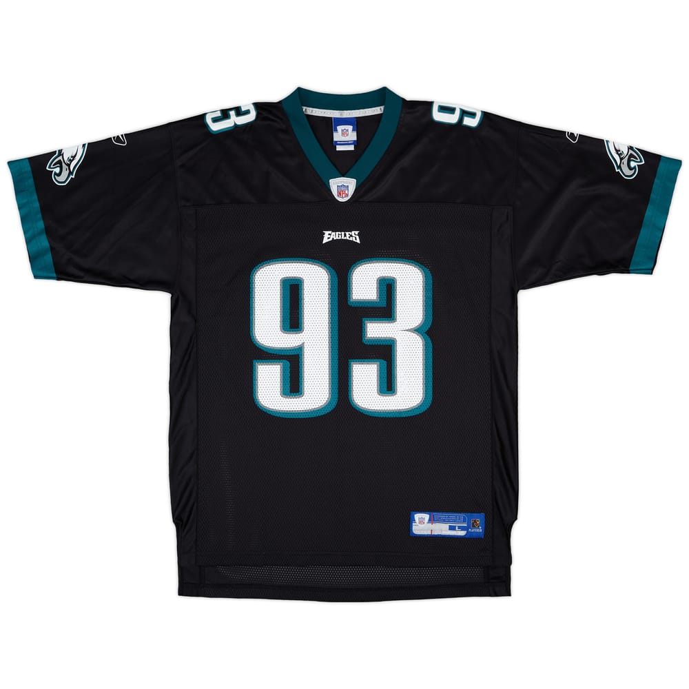 2005-06 Philadelphia Eagles Kearse #93 Reebok On Field Alternate Jersey - 9/10 - (L)