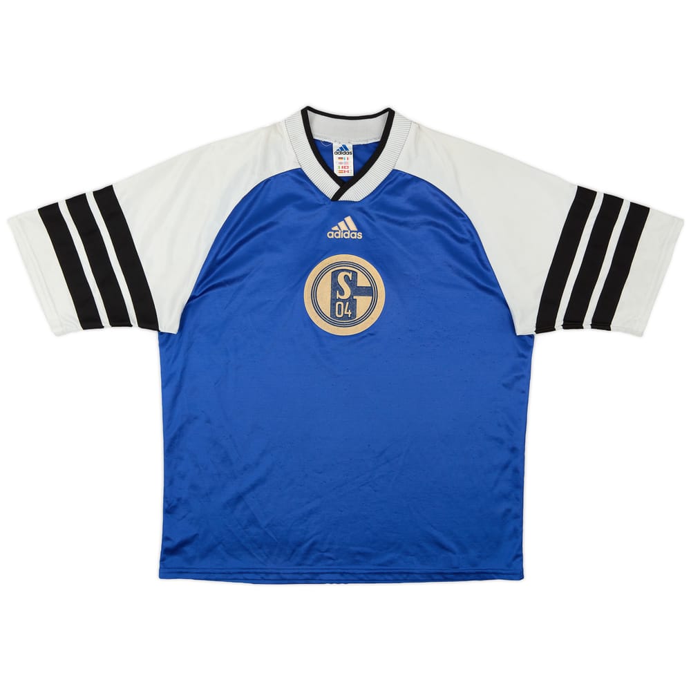 1998-99 Schalke adidas Training Shirt - 6/10 - (L)