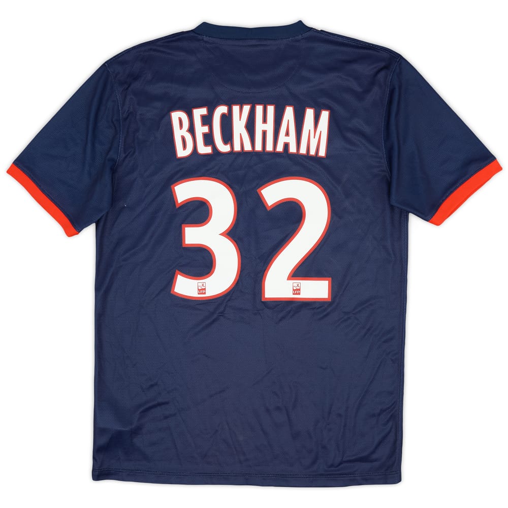 2013-14 Paris Saint-Germain Home Shirt Beckham #32 (M)