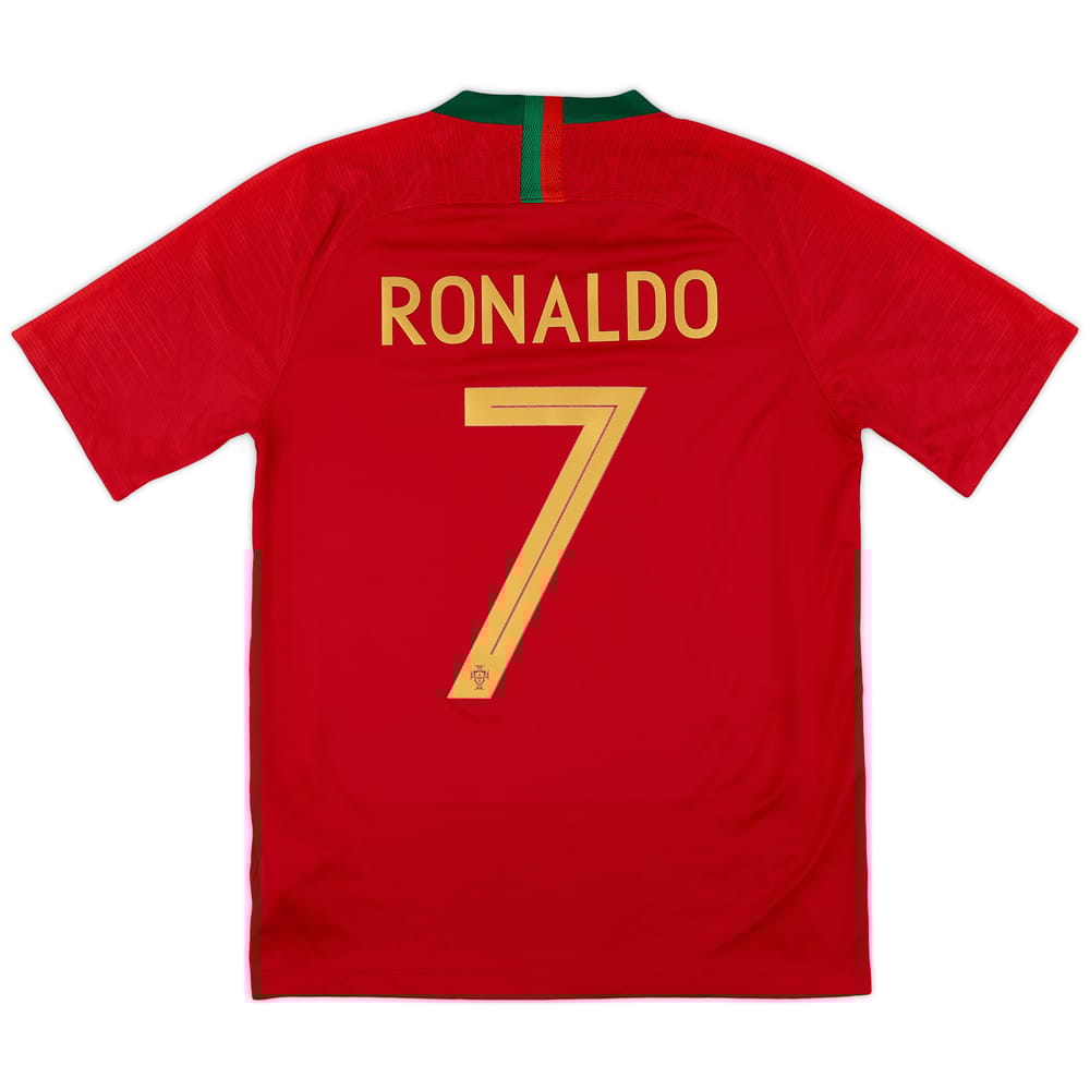 2018-19 Portugal Home Shirt Ronaldo #7 - 10/10 - (M)