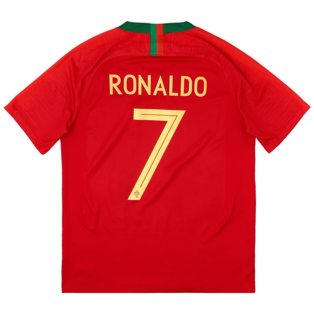2018-19 Portugal Home Shirt Ronaldo #7 - 8/10 - (L)