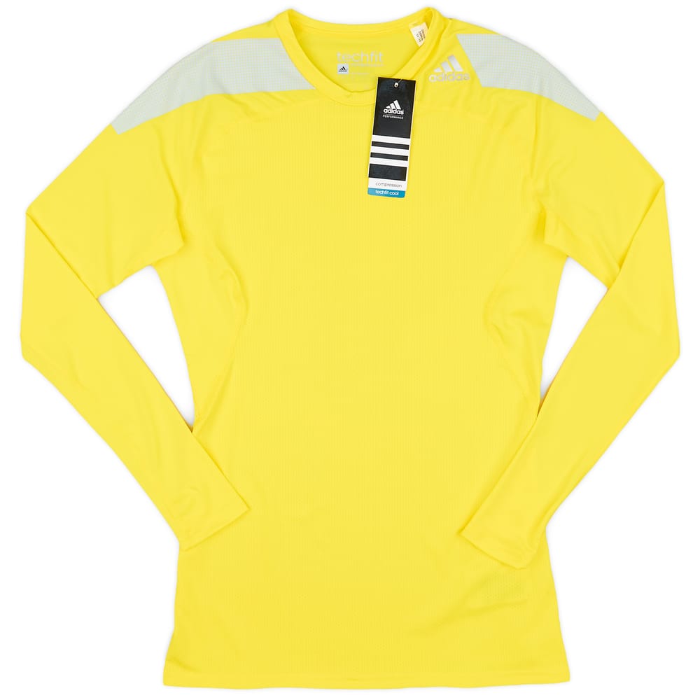 2015-16 adidas TechFit Compression L/S Baselayer (L)