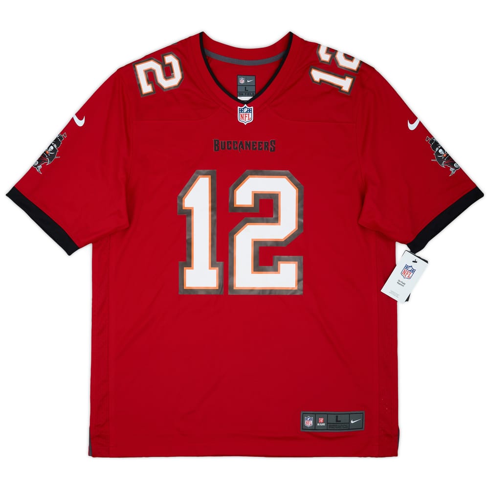 2020-22 Tampa Bay Buccaneers Brady #12 Nike Game Home Jersey (L)