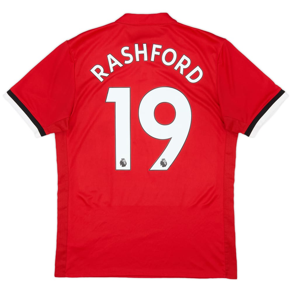 2017-18 Manchester United Home Shirt Rashford #19 - 7/10 - (M)