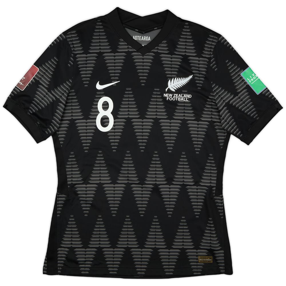 2020-21 New Zealand Match Issue Away Shirt #8