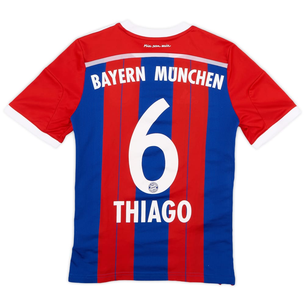 2014-15 Bayern Munich Home Shirt Thiago #6 - 9/10 - (L.Boys)