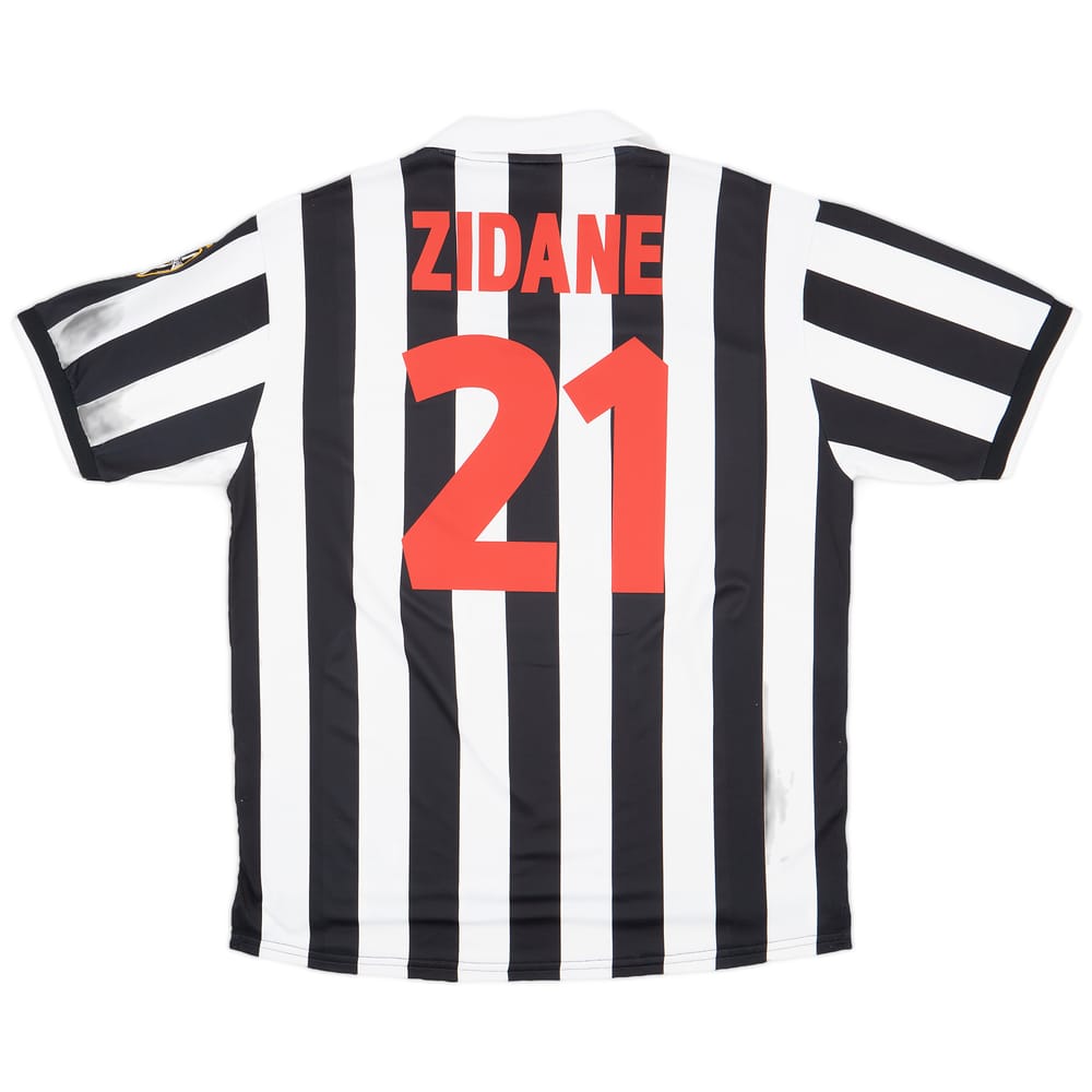 1998-99 Juventus Home Shirt Zidane #21 - 5/10 - (XL)