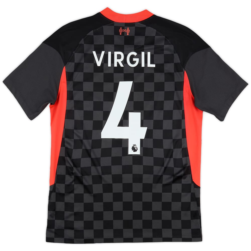 2020-21 Liverpool Third Shirt Virgil #4 - 8/10 - (S)