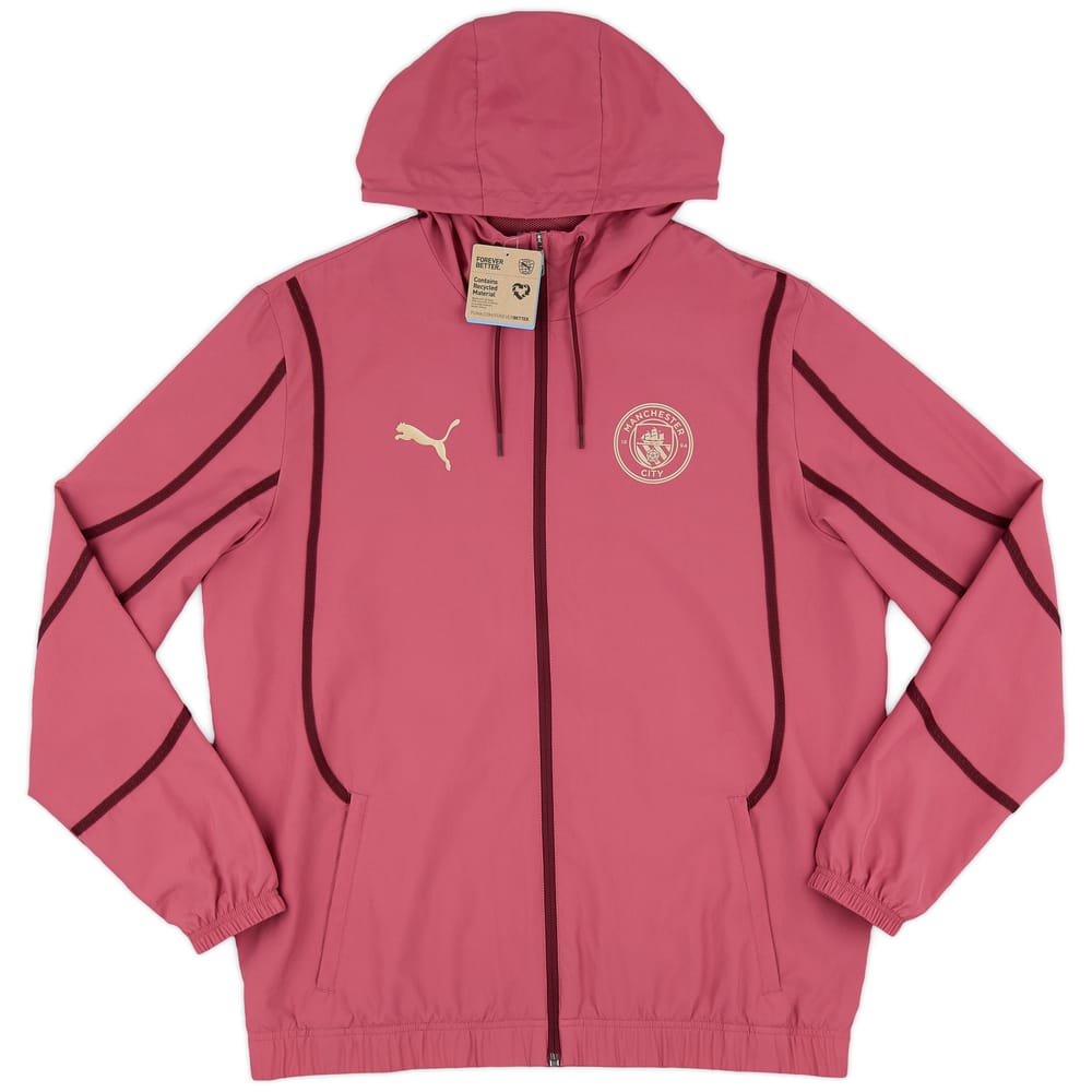 2024-25 Manchester City Puma Pre-Match Hooded Jacket