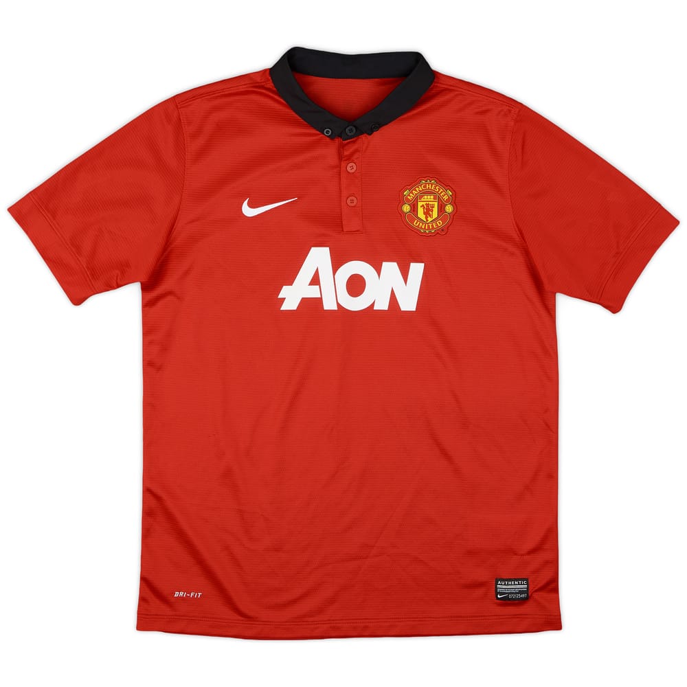 2013-14 Manchester United Home Shirt - 8/10 - (XL.Boys)