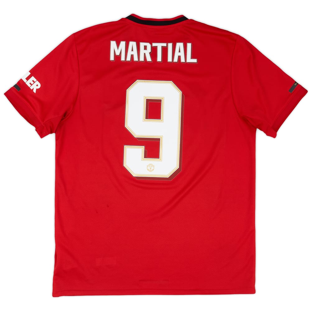 2019-20 Manchester United Home Shirt Martial #9 - 8/10 - (L)