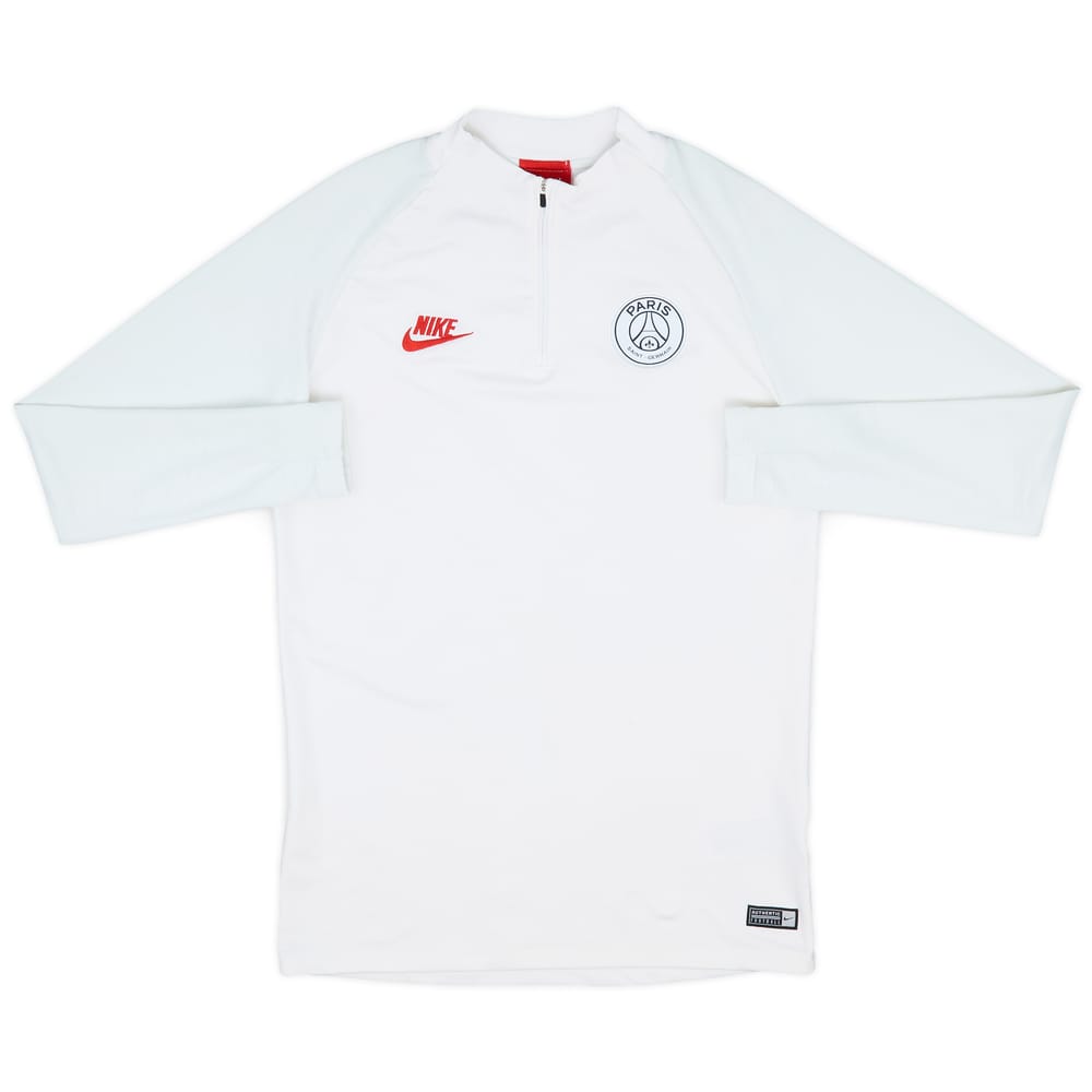 2019-20 Paris Saint-Germain Nike 1/4 Zip Drill Top - 6/10 - (M)